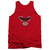 Power Rangers Red Ranger Mask Adult Tank Top T-Shirt Red