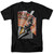 Power Rangers Black Ranger Deco Adult 18/1 T-Shirt Black