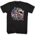 Voltron Circle Robot Sketch Black Adult T-Shirt