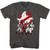 The Real Ghostbusters G'Busters And Logo Smoke Adult T-Shirt
