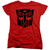 Transformers Autobot Women's T-Shirt Red