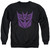 Transformers Decepticon Adult Crewneck Sweatshirt Black