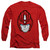 Transformers Hot Rod Head Adult Long Sleeve T-Shirt Red
