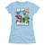 Transformers Roll To The Rescue Junior Women's T-Shirt Light Blue