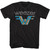 Weezer W Multi Color Black Adult T-Shirt