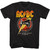 AC/DC Cannon Lightning Black Adult T-Shirt