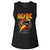 AC/DC Cannon Lightning Black Women's Muscle Tank Top T-Shirt
