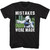 Bill and Ted Face The Music Mistakes Were Made Black Adult T-Shirt