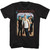 NSYNC Blue Skies and Logo Black Adult T-Shirt