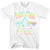 Pink Floyd Pastel Rainbow White Adult T-Shirt