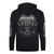 Dirkschneider Blue Face Victory Skull Zip Hoodie Sweatshirt