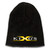 King's X Emblem Embroidered Logo Beanie - Yellow X