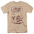 Dungeons and Dragons Rush Monster Anatomy Chart Adult 18/1 T-Shirt Sand