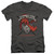 Dungeons and Dragons How I Roll D And D Adult V-Neck 30/1 T-Shirt Charcoal