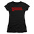 Dungeons and Dragons Type Logo Junior Women's Sheer T-Shirt Black