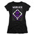 Dungeons and Dragons Warlock Junior Women's Sheer T-Shirt Black