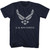 U.S. Air Force Lighter Logo Navy Adult T-Shirt