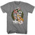 Voltron Christmas Wreath Graphite Heather Adult T-Shirt
