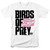 Birds of Prey Logo Adult 18/1 T-Shirt White