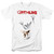 Gremlins Shadow Adult 18/1 T-Shirt White