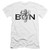 Bon Scott AC/DC Bon Crest Premium Slim 30/1 T-Shirt White