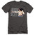 Bon Scott AC/DC Shirtless Slim Fit 30/1 T-Shirt Charcoal