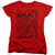 Bon Scott AC/DC Dagger Women's T-Shirt Red