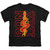 Bon Scott AC/DC Dagger and Serpent Youth T-Shirt Black