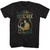 Jimi Hendrix Gradient Circle Black Adult T-Shirt