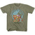 Fraggle Rock Save The Planet Vintage Military Green Youth T-Shirt