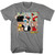 Popeye Six Character Squares Graphite Heather T-Shirt