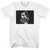 Bon Scott AC/DC BW White T-Shirt
