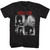 Motley Crue BW Shout Cover Black T-Shirt