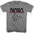 NASA Worm Logo Shuttle Graphite Heather T-Shirt