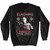 Halloween Slashing Thru The Snow Black Sweatshirt
