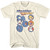 Mega Man Crew Circles Natural T-Shirt