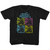 Street Fighter Neon Hadoken Black Youth T-Shirt