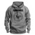 Ramones Unisex Pullover Hoodie Sweatshirt Presidential Seal Grey