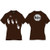 The Beatles Women's T-Shirt With The Beatles (Back Print) Brown