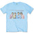 The Beatles Unisex T-Shirt LP Here Now Blue