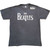 The Beatles Unisex T-Shirt Drop T Logo (Wash Collection) Charcoal