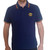 Guns N Roses Unisex Polo Shirt Classic Logo Navy