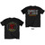 Guns N Roses Unisex T-Shirt Rose Circle Paradise City (Back Print)
