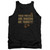 Seinfeld Pretzels Thirsty Adult Tank Top Black