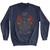 Aerosmith Tour 1977 Distressy Navy Sweatshirt