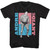 Andre The Giant Color Blocks Black T-Shirt