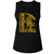 Gundam MSG Logo Mecha Mono Black Women's Muscle Tank Top