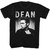 James Dean BW Wall Black T-Shirt