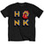 The Rolling Stones Unisex T-Shirt Honk Letters Black