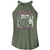 Motley Crue Dr Feelgood Military Green Women's Sleeveless Rocker Tank Top